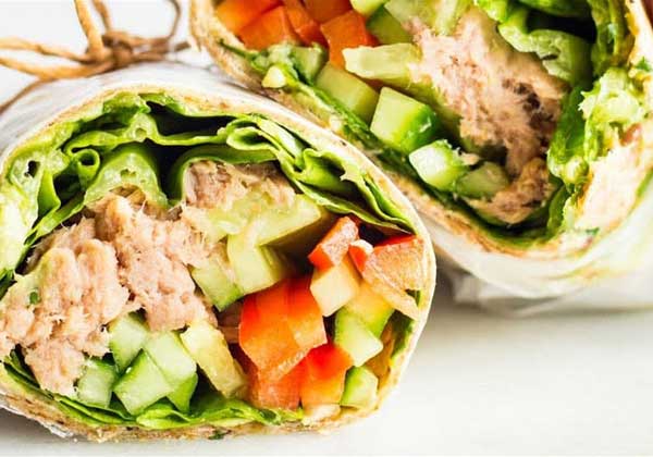 Vegan Tuna Wrap